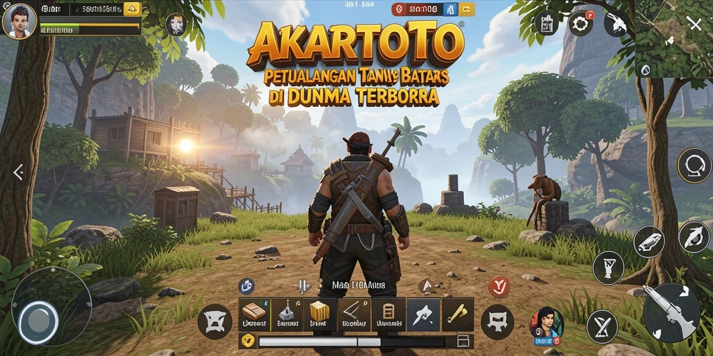 Screenshot AKARTOTO menampilkan gameplay yang kaya dan eksplorasi dunia terbuka.
