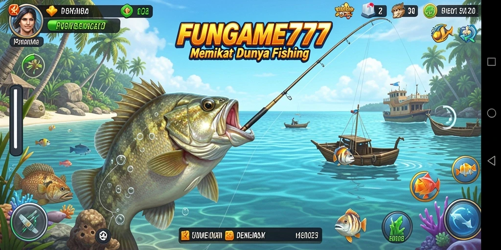 Tangkapan ikan besar dalam gameplay FUNGAME777 yang mengasyikkan.