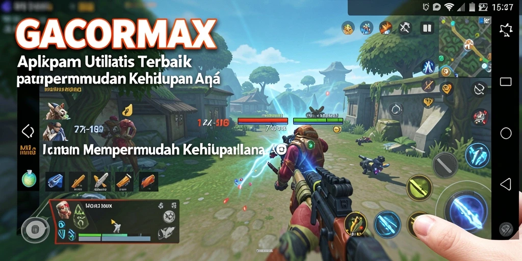 Tampilan antarmuka GACORMAX yang intuitif dan mudah digunakan.