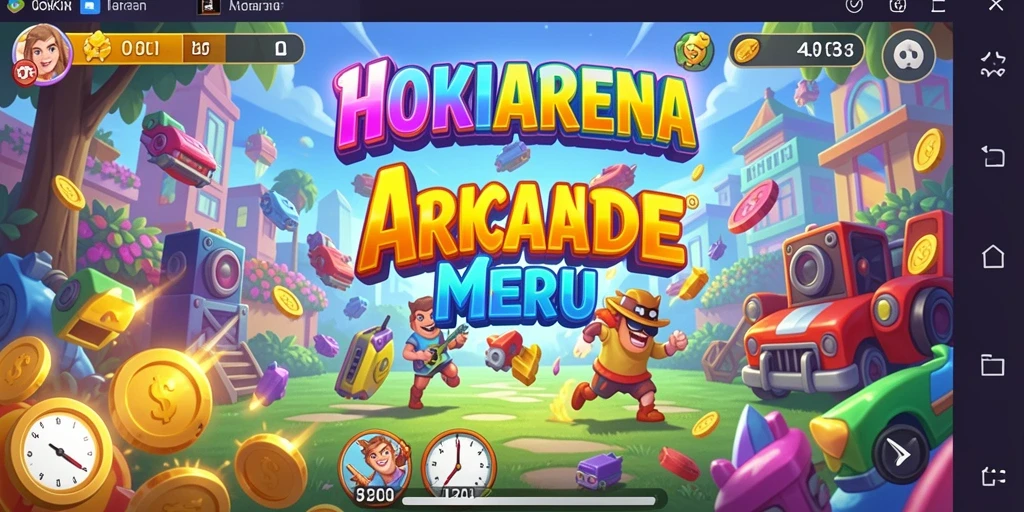 Tampilan gameplay HOKIARENA yang seru dan penuh tantangan.