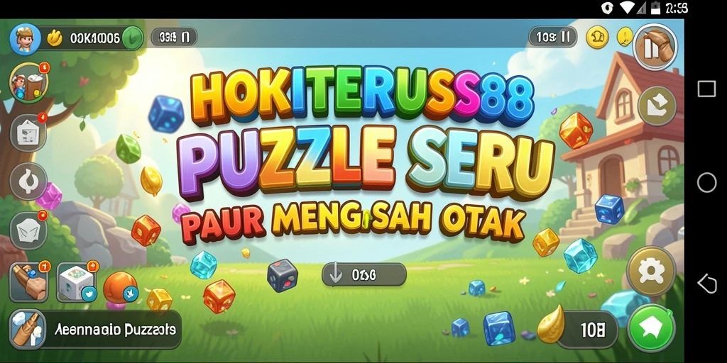Screenshot HOKITERUS88 menunjukkan gameplay teka-teki yang menarik.