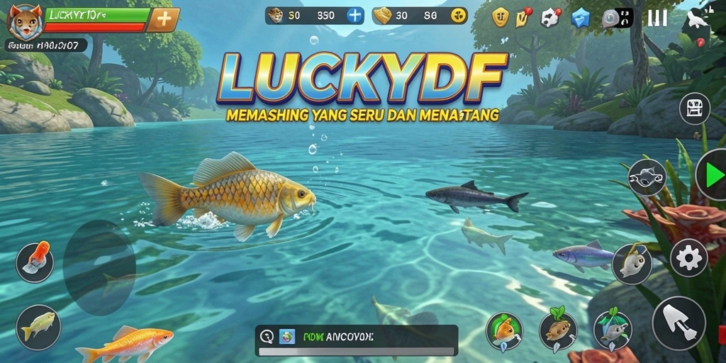 Tangkapan ikan besar di permainan LUCKYDF yang mengasyikkan.