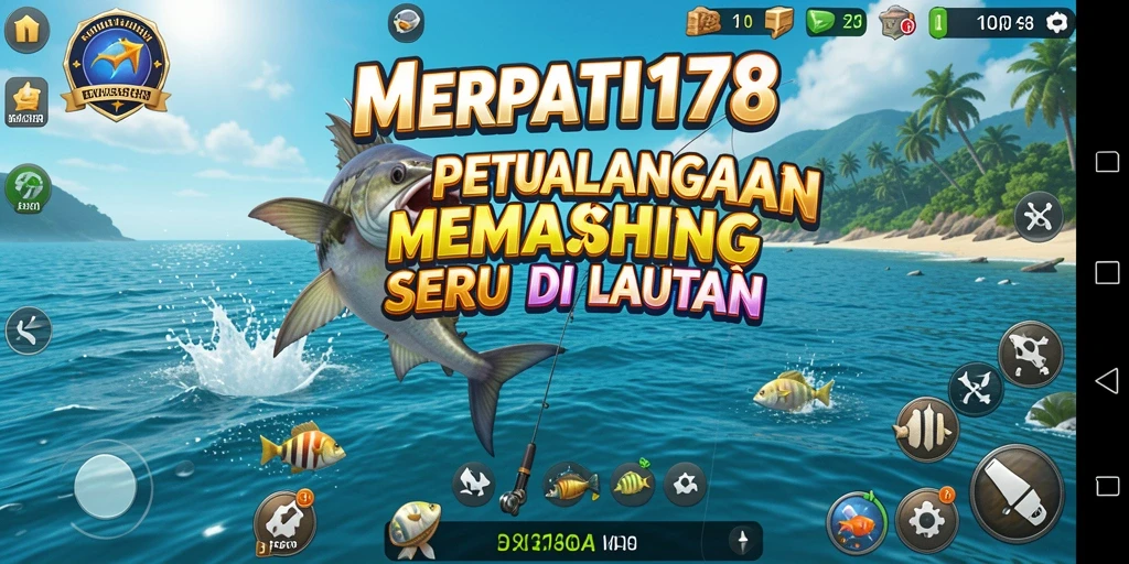 Screenshot gameplay MERPATI178 dengan suasana memancing yang menakjubkan.