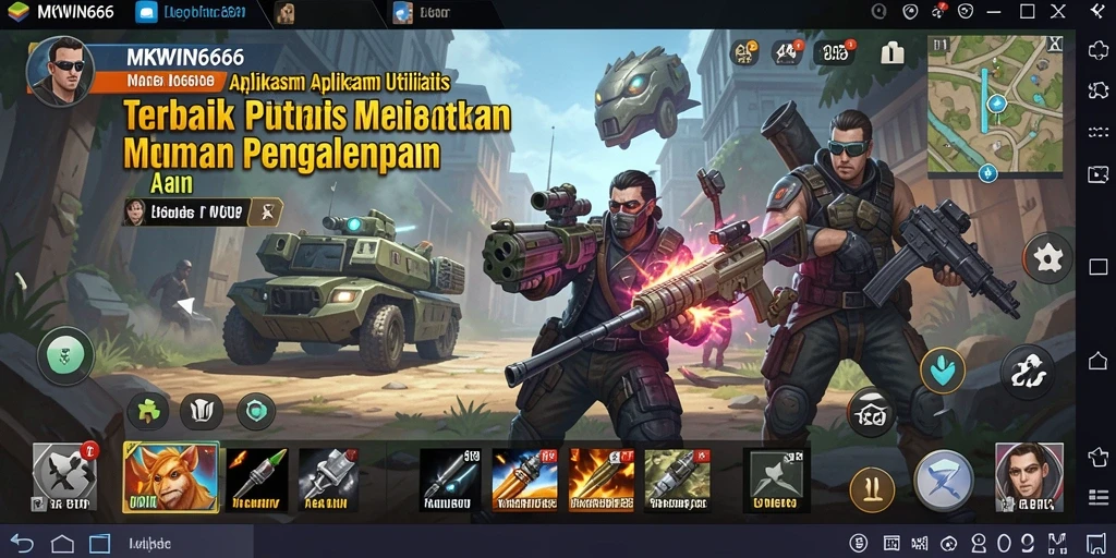 Tampilan antarmuka aplikasi MKWIN666 yang intuitif dan mudah digunakan.