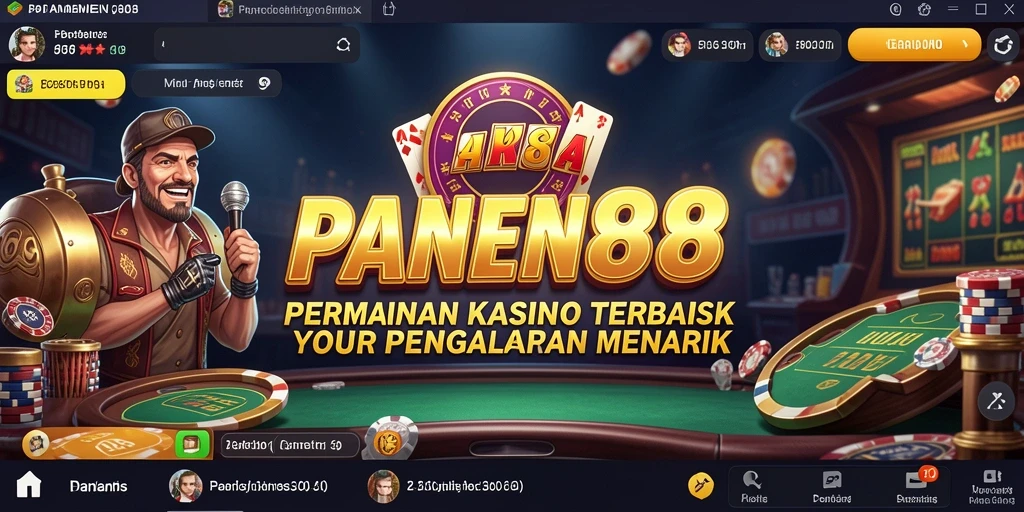 Tampilan menarik dalam screenshot PANEN88 saat bermain permainan Kasino.