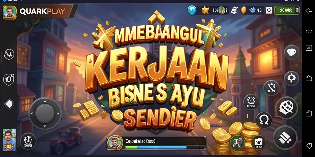 Tampilan gameplay QUARKPLAY yang menarik dan interaktif.