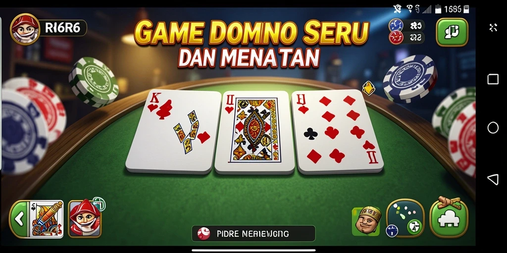 Tampilan gameplay seru dan menarik dari aplikasi R6R6.
