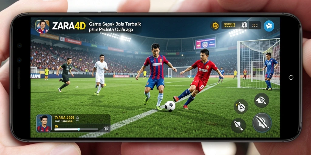 Screenshot gameplay ZARA4D yang menunjukkan aksi seru di lapangan.